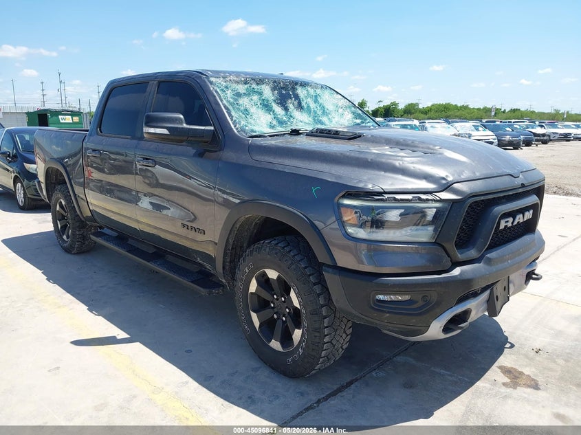 2022 Ram 1500 VIN 1C6SRFLM5NN256295 IAAI salvage auction — HAIL, Original (Texas), sold $17,600 on 2026-07-29 (photo 1)