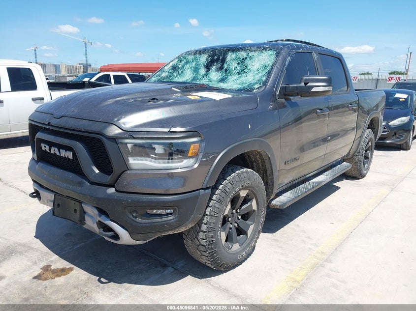 2022 Ram 1500 VIN 1C6SRFLM5NN256295 IAAI salvage auction — HAIL, Original (Texas), sold $17,600 on 2026-07-29 (photo 2)