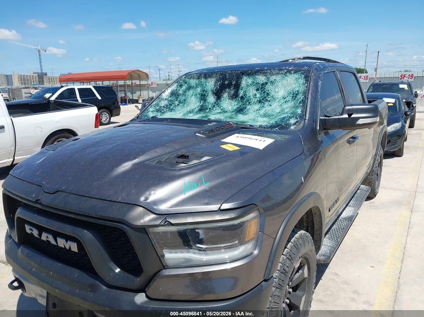 2022 Ram 1500 VIN 1C6SRFLM5NN256295 IAAI salvage auction — HAIL, Original (Texas), sold $17,600 on 2026-07-29 (photo 6)