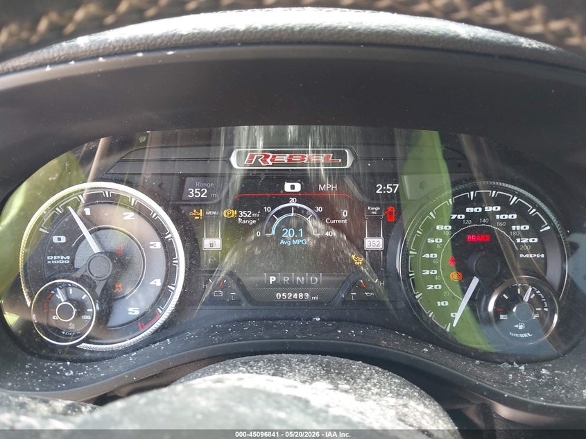 2022 Ram 1500 VIN 1C6SRFLM5NN256295 IAAI salvage auction — HAIL, Original (Texas), sold $17,600 on 2026-07-29 (photo 7)