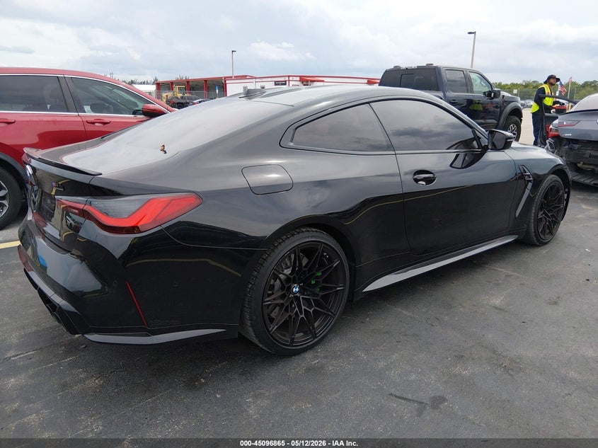 2024 BMW M4 VIN WBS43AZ08RCR65372 IAAI salvage auction — THEFT, Wait Title, sold $37,500 on 2026-08-31 (photo 4)