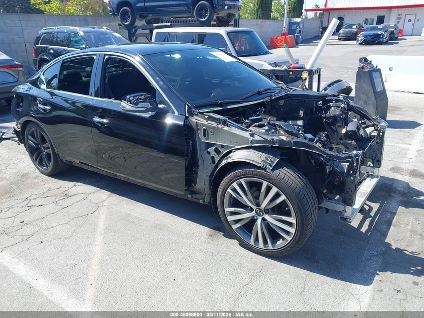 2020 Infiniti Q50 VIN JN1EV7AP3LM204707 IAAI salvage auction — THEFT, Salvage (California), sold $550 on 2026-07-09 (photo 1)
