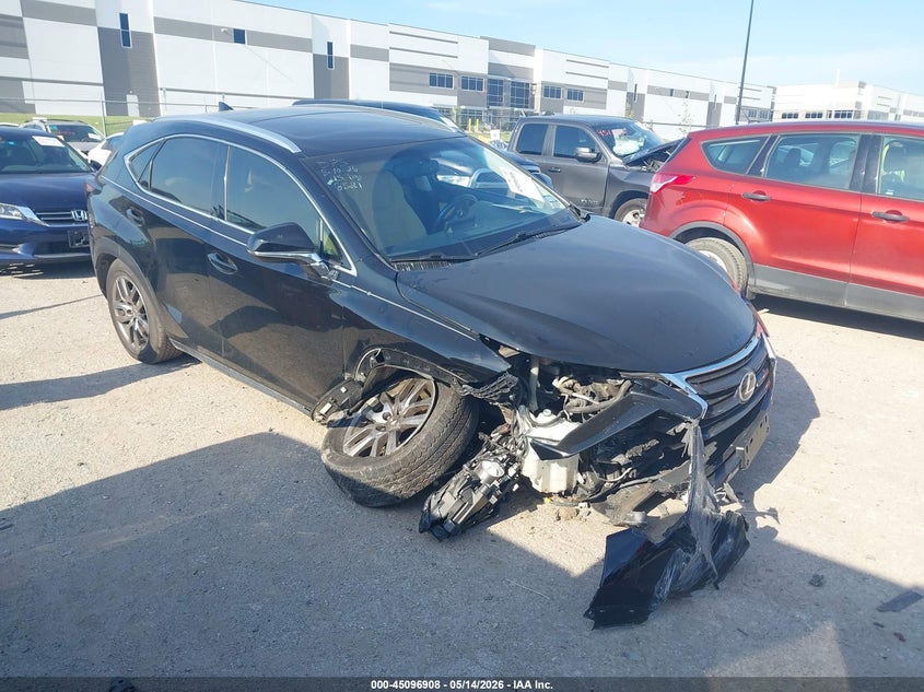 2016 Lexus Nx VIN JTJYARBZ2G2038521 IAAI salvage auction — FRONT & REAR, Salvage (Texas), sold $4,200 on 2026-07-14 (photo 1)