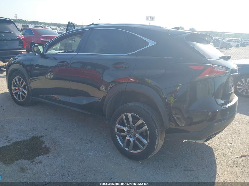 2016 Lexus Nx VIN JTJYARBZ2G2038521 IAAI salvage auction — FRONT & REAR, Salvage (Texas), sold $4,200 on 2026-07-14 (photo 3)