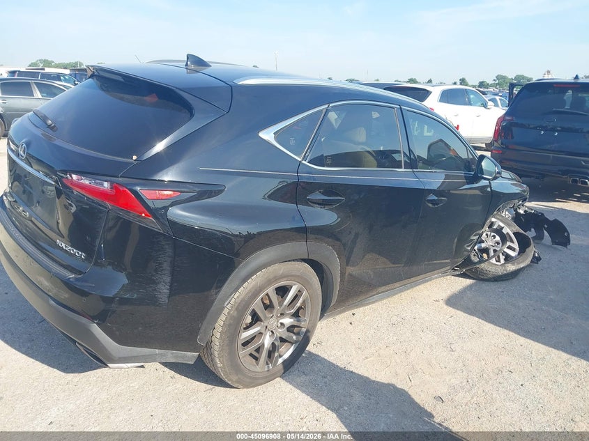 2016 Lexus Nx VIN JTJYARBZ2G2038521 IAAI salvage auction — FRONT & REAR, Salvage (Texas), sold $4,200 on 2026-07-14 (photo 4)