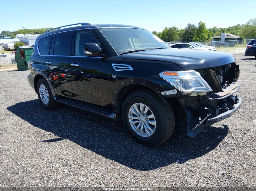 2019 Nissan Armada VIN JN8AY2ND6K9088821 IAAI salvage auction — FRONT END, Salvage (South Carolina), sold $4,700 on 2026-07-20 (photo 1)