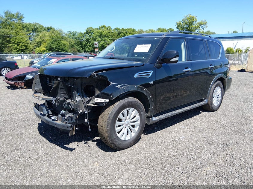 2019 Nissan Armada VIN JN8AY2ND6K9088821 IAAI salvage auction — FRONT END, Salvage (South Carolina), sold $4,700 on 2026-07-20 (photo 2)