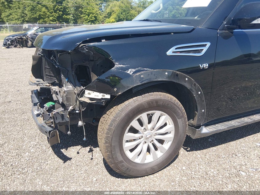 2019 Nissan Armada VIN JN8AY2ND6K9088821 IAAI salvage auction — FRONT END, Salvage (South Carolina), sold $4,700 on 2026-07-20 (photo 6)