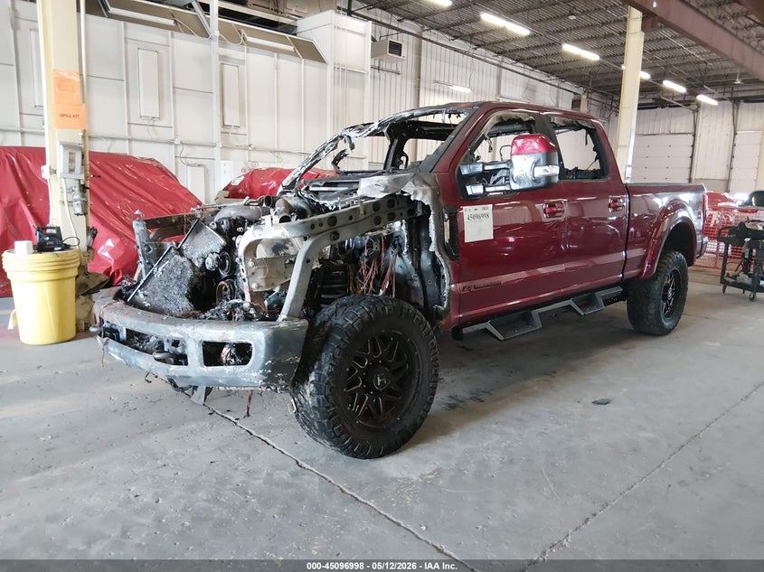2017 Ford F350 VIN 1FT8W3BT9HED18451 IAAI salvage auction — TOTAL BURN, Salvage (Oregon), sold $1,000 on 2026-07-09 (photo 2)