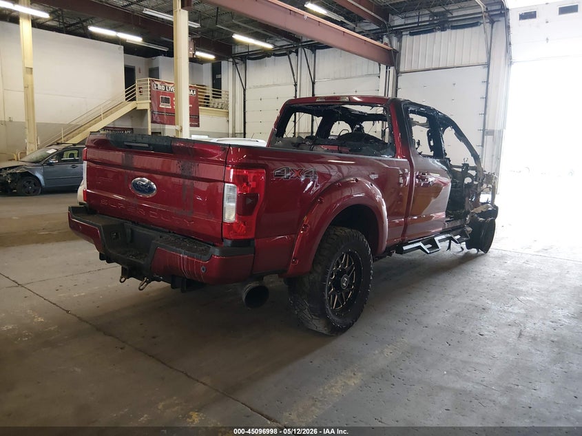 2017 Ford F350 VIN 1FT8W3BT9HED18451 IAAI salvage auction — TOTAL BURN, Salvage (Oregon), sold $1,000 on 2026-07-09 (photo 4)