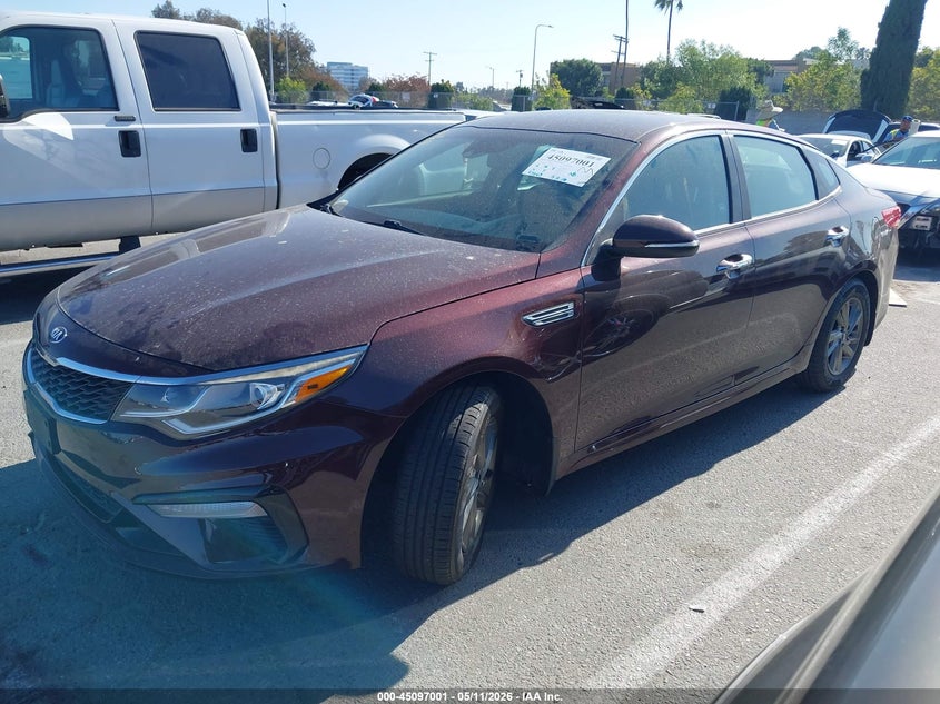 2019 Kia Optima VIN 5XXGT4L36KG326065 IAAI salvage auction — VANDALISM, Clear - Dealer Only (California), sold $2,150 on 2026-07-09 (photo 2)
