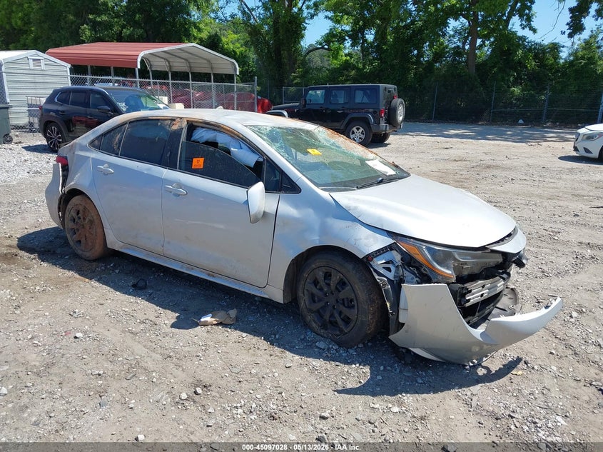 2021 Toyota Corolla VIN 5YFEPMAE2MP243727 IAAI salvage auction — BIOHAZARD/CHEMICAL, Salvage (Georgia), sold $1,250 on 2026-07-08 (photo 1)
