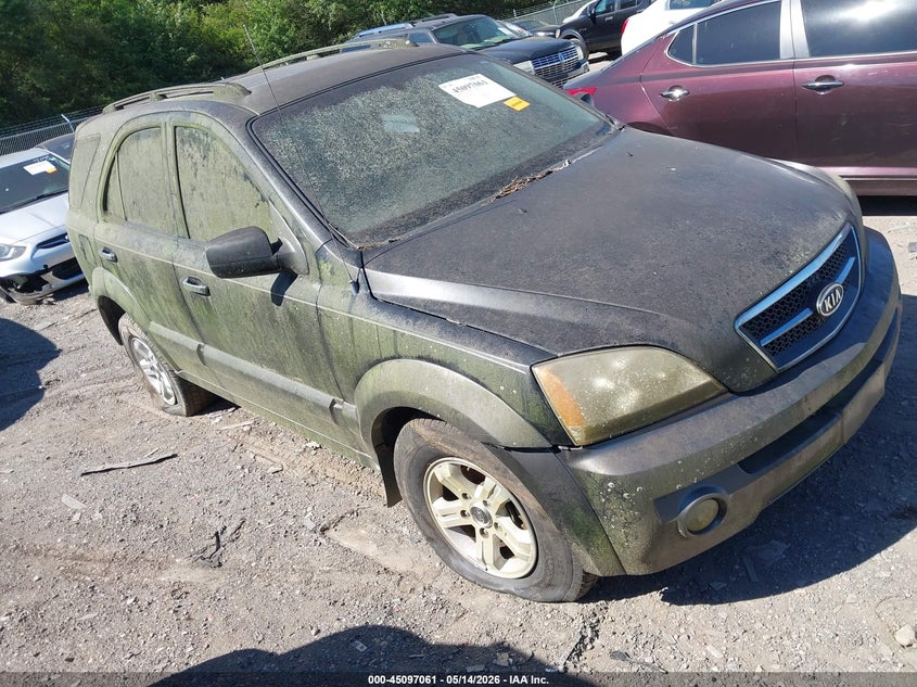 2005 Kia Sorento VIN KNDJD733055482440 IAAI salvage auction — NORMAL WEAR, Clear (Alabama), sold $225 on 2026-07-29 (photo 1)