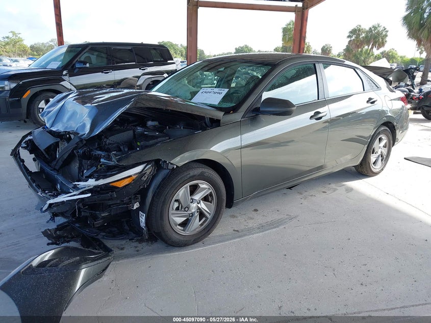 2025 Hyundai Elantra VIN KMHLL4DG3SU052832 IAAI salvage auction — FRONT END, Salvage Title, sold $4,150 on 2026-07-10 (photo 2)