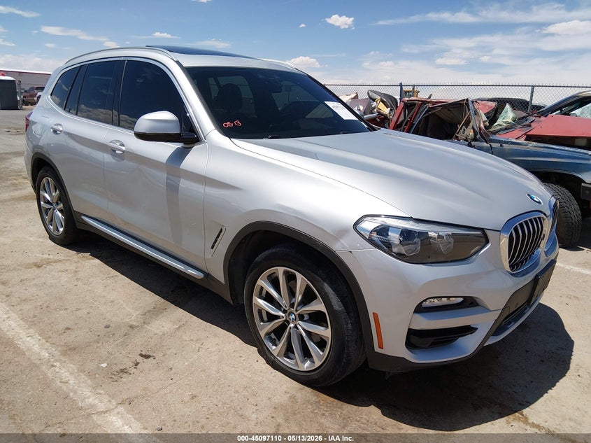 2019 BMW X3 VIN 5UXTR7C53KLF27472 IAAI salvage auction — UNDERCARRIAGE, Salvage (Texas), sold $8,700 on 2026-07-29 (photo 1)