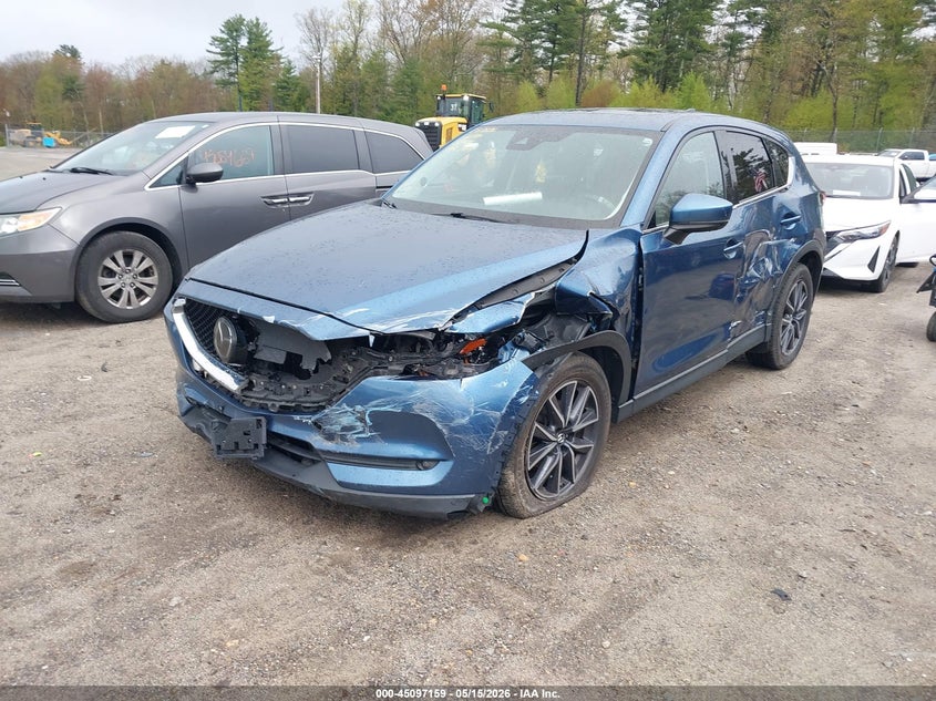 2018 Mazda Cx-5 VIN JM3KFBDM4J0395941 IAAI salvage auction — FRONT & REAR, Salvage (Massachusetts), sold $2,850 on 2026-07-24 (photo 2)
