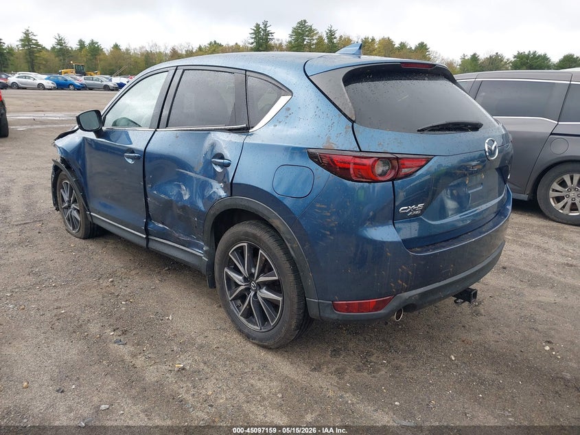 2018 Mazda Cx-5 VIN JM3KFBDM4J0395941 IAAI salvage auction — FRONT & REAR, Salvage (Massachusetts), sold $2,850 on 2026-07-24 (photo 3)