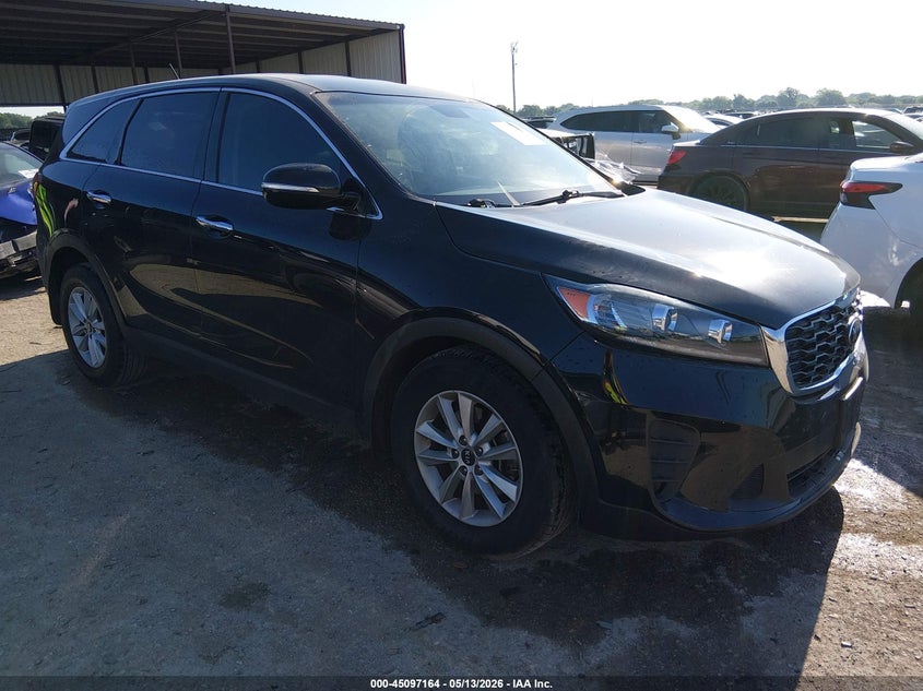 2019 Kia Sorento VIN 5XYPG4A37KG586946 IAAI salvage auction — LEFT FRONT, Original (Texas), sold $2,150 on 2026-07-09 (photo 1)