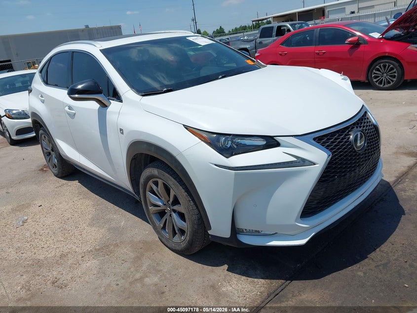 2016 Lexus Nx VIN JTJYARBZ2G2047297 — IAAI salvage auction photo