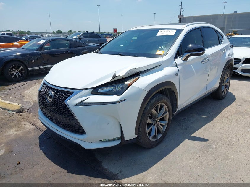 2016 Lexus Nx VIN JTJYARBZ2G2047297 IAAI salvage auction — LEFT SIDE, Salvage Title, sold $8,100 on 2026-08-27 (photo 2)