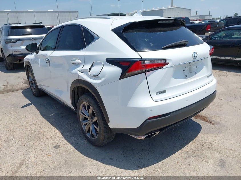 2016 Lexus Nx VIN JTJYARBZ2G2047297 IAAI salvage auction — LEFT SIDE, Salvage Title, sold $8,100 on 2026-08-27 (photo 3)