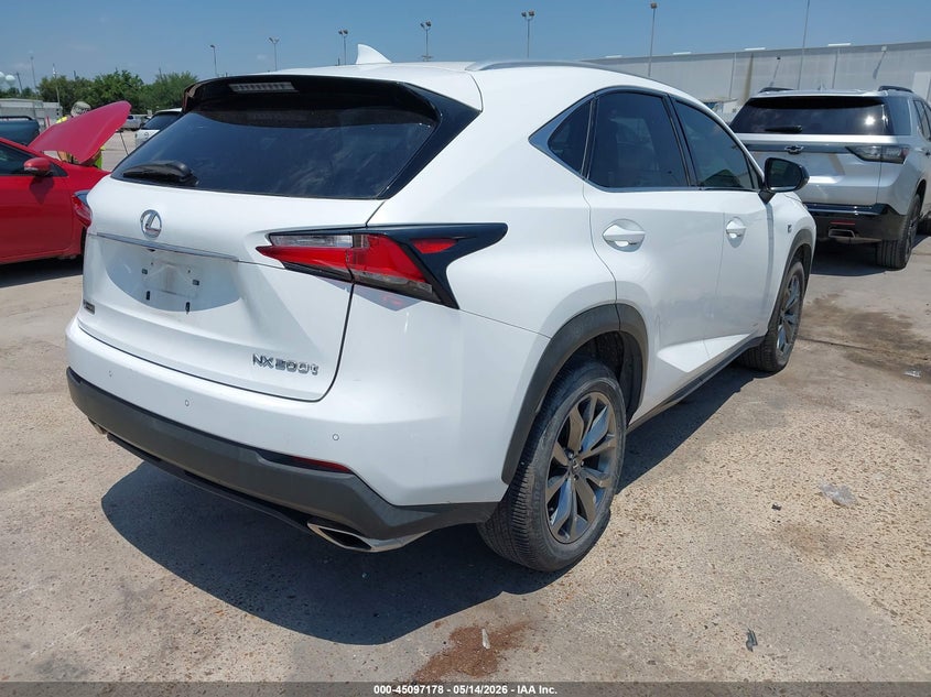 2016 Lexus Nx VIN JTJYARBZ2G2047297 IAAI salvage auction — LEFT SIDE, Salvage Title, sold $8,100 on 2026-08-27 (photo 4)