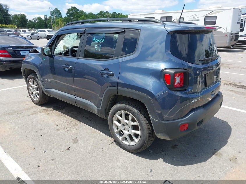 2022 Jeep Renegade VIN ZACNJDB12NPN60035 IAAI salvage auction — FRONT END, Salvage (North Carolina), sold $1,800 on 2026-07-23 (photo 3)
