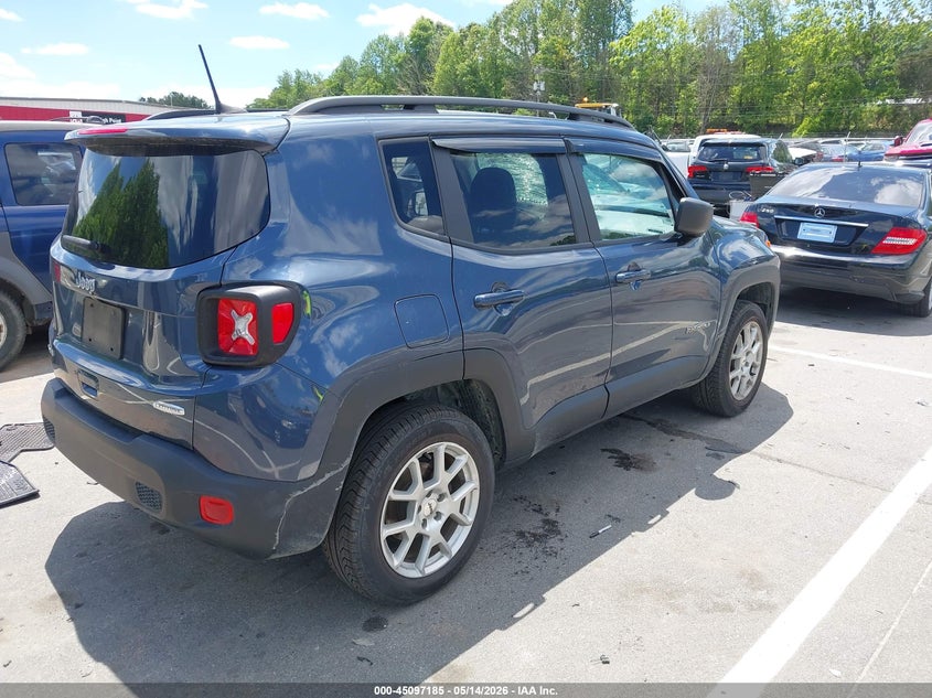 2022 Jeep Renegade VIN ZACNJDB12NPN60035 IAAI salvage auction — FRONT END, Salvage (North Carolina), sold $1,800 on 2026-07-23 (photo 4)