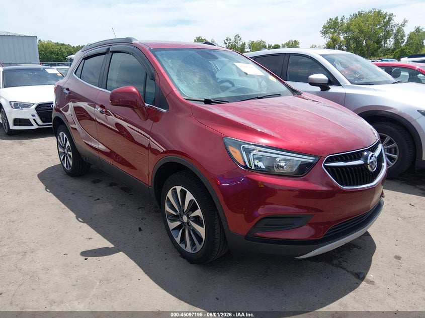 2022 Buick Encore VIN KL4CJESM4NB514561 IAAI salvage auction — HAIL, Salvage Title, sold $7,050 on 2026-08-18 (photo 1)