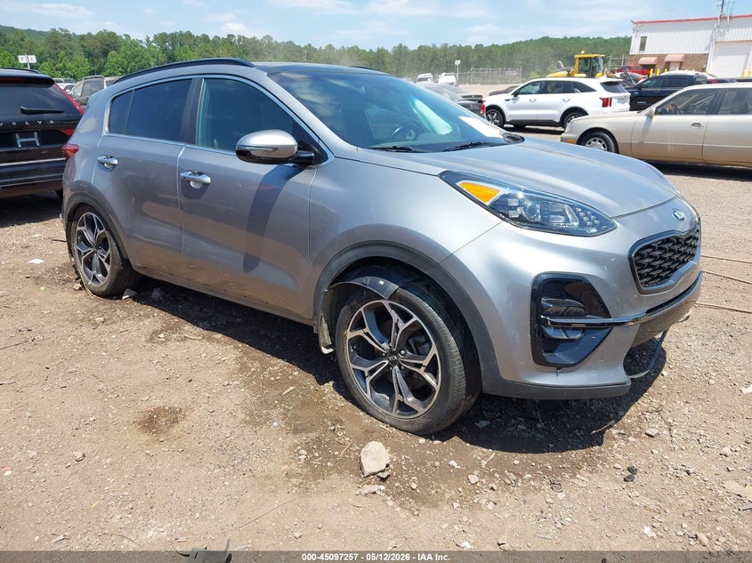 2021 Kia Sportage VIN KNDPR3A62M7852565 IAAI salvage auction — LEFT SIDE, Salvage (Alabama), sold $2,700 on 2026-07-15 (photo 1)