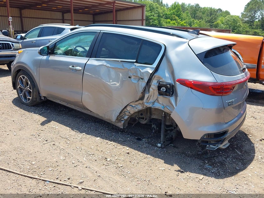 2021 Kia Sportage VIN KNDPR3A62M7852565 IAAI salvage auction — LEFT SIDE, Salvage (Alabama), sold $2,700 on 2026-07-15 (photo 3)
