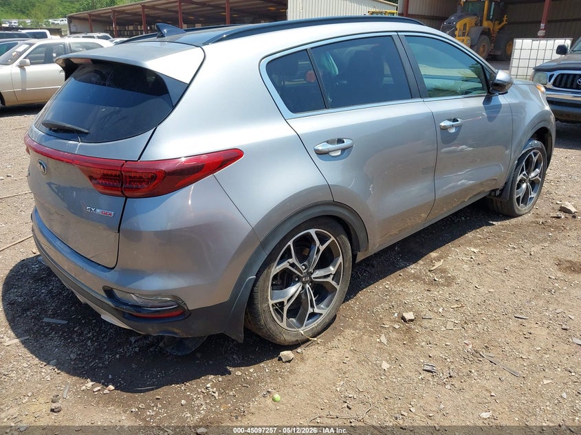 2021 Kia Sportage VIN KNDPR3A62M7852565 IAAI salvage auction — LEFT SIDE, Salvage (Alabama), sold $2,700 on 2026-07-15 (photo 4)