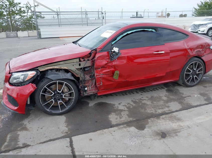 2018 Mercedes-benz C class VIN WDDWJ6EB8JF671327 IAAI salvage auction — LEFT SIDE, Salvage (California), sold $7,600 on 2026-07-15 (photo 6)