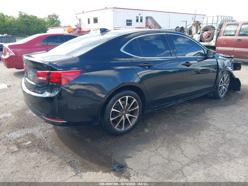 2016 Acura Tlx VIN 19UUB2F56GA011844 IAAI salvage auction — RIGHT FRONT, Salvage - Greater Than 75% (Maryland), sold $25 on 2026-10-02 (photo 4)