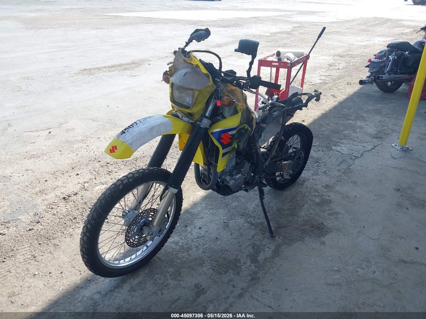 2007 Suzuki Dr-z400 s VIN JS1SK43A972101108 IAAI salvage auction — TOTAL BURN, Non-Repairable (California), sold $125 on 2026-07-29 (photo 1)