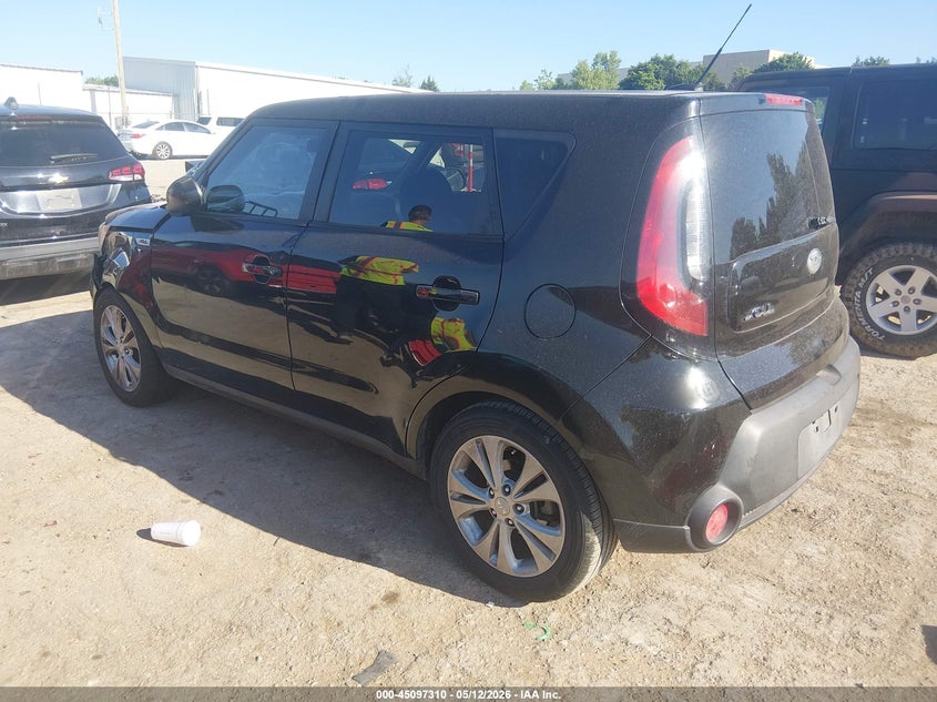 2015 Kia Soul VIN KNDJP3A51F7112303 IAAI salvage auction — LEFT FRONT, Salvage (Oklahoma), sold $900 on 2026-07-29 (photo 3)