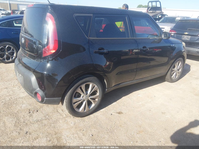 2015 Kia Soul VIN KNDJP3A51F7112303 IAAI salvage auction — LEFT FRONT, Salvage (Oklahoma), sold $900 on 2026-07-29 (photo 4)