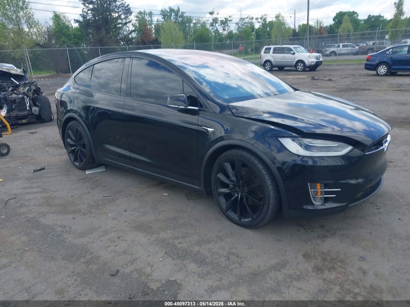 2016 Tesla Model x VIN 5YJXCBE22GF002873 IAAI salvage auction — FRONT END, Salvage Title, sold $4,250 on 2026-08-02 (photo 1)