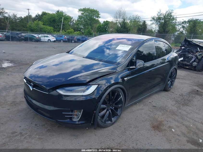 2016 Tesla Model x VIN 5YJXCBE22GF002873 IAAI salvage auction — FRONT END, Salvage Title, sold $4,250 on 2026-08-02 (photo 2)
