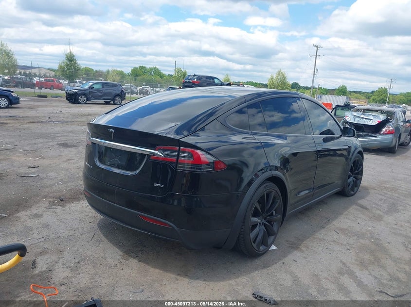 2016 Tesla Model x VIN 5YJXCBE22GF002873 IAAI salvage auction — FRONT END, Salvage Title, sold $4,250 on 2026-08-02 (photo 4)