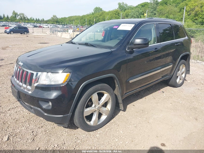 2012 Jeep Grand cherokee VIN 1C4RJFAG3CC298386 IAAI salvage auction — HAIL, Salvage Title, sold $750 on 2026-07-29 (photo 2)
