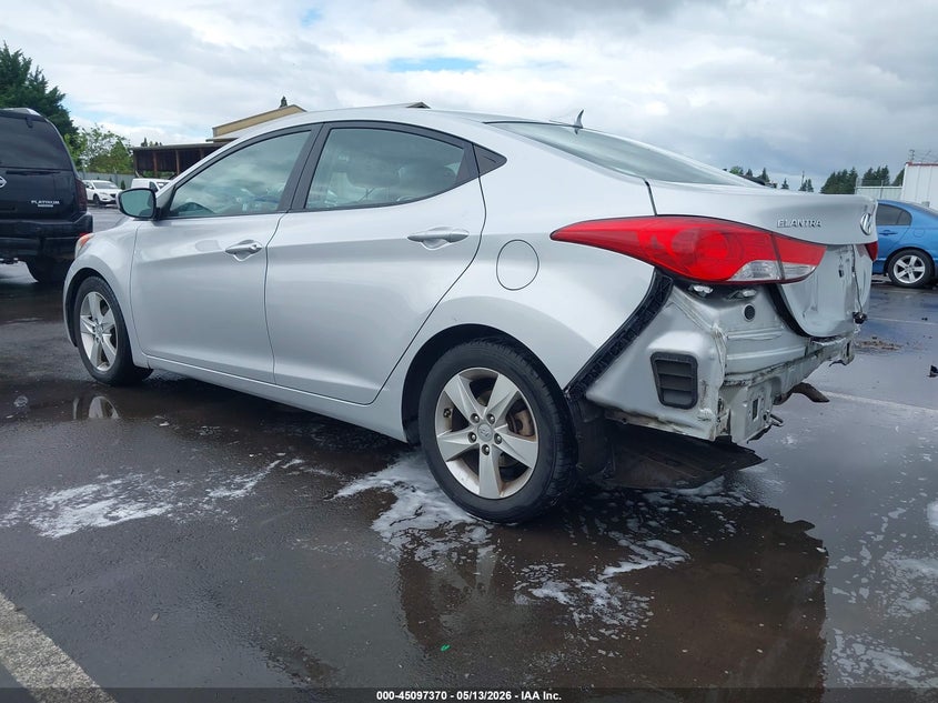 2013 Hyundai Elantra VIN KMHDH4AE4DU716454 IAAI salvage auction — REAR END, Salvage (Oregon), sold $275 on 2026-07-21 (photo 3)