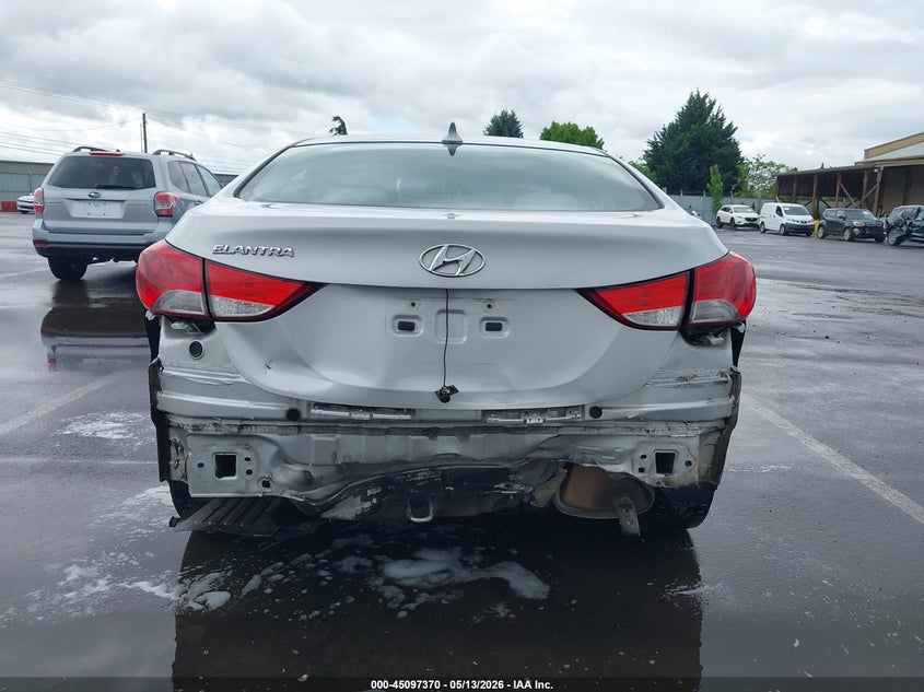 2013 Hyundai Elantra VIN KMHDH4AE4DU716454 IAAI salvage auction — REAR END, Salvage (Oregon), sold $275 on 2026-07-21 (photo 6)