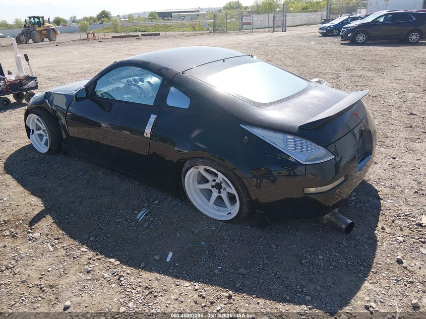 2006 Nissan 350z VIN JN1AZ34D76M311566 IAAI salvage auction — LEFT FRONT, Clear (Montana), sold $2,050 on 2026-07-15 (photo 3)