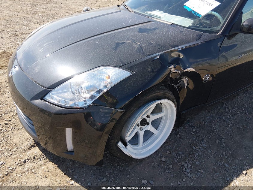 2006 Nissan 350z VIN JN1AZ34D76M311566 IAAI salvage auction — LEFT FRONT, Clear (Montana), sold $2,050 on 2026-07-15 (photo 6)