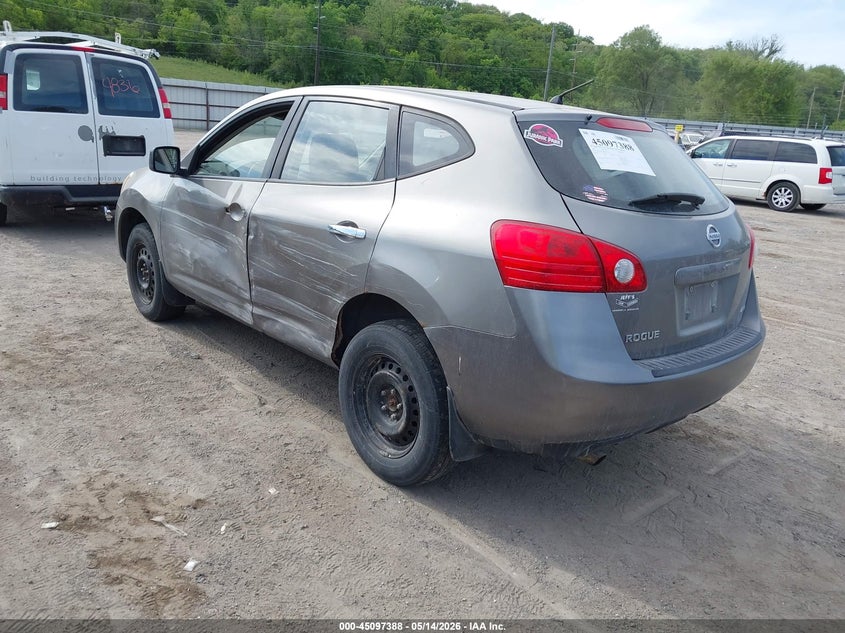 2010 Nissan Rogue sport VIN JN8AS5MV6AW607198 IAAI salvage auction — LEFT SIDE, Salvage (Illinois), sold $600 on 2026-07-20 (photo 3)