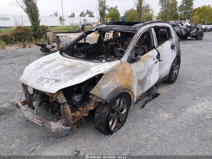 2017 Kia Sportage VIN KNDPR3A64H7261692 IAAI salvage auction — TOTAL BURN, Non-Repairable (California), sold $125 on 2026-07-06 (photo 6)