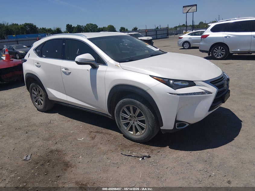 2017 Lexus Nx VIN JTJYARBZ0H2065959 IAAI salvage auction — STORM DAMAGE, Salvage (Arkansas), sold $9,050 on 2026-07-08 (photo 1)