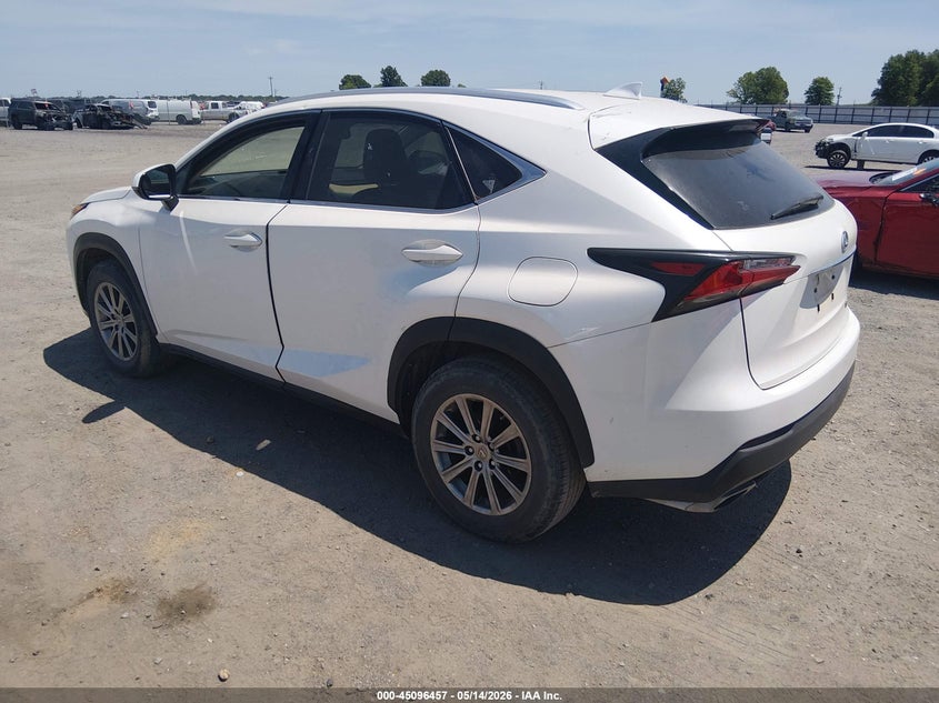 2017 Lexus Nx VIN JTJYARBZ0H2065959 IAAI salvage auction — STORM DAMAGE, Salvage (Arkansas), sold $9,050 on 2026-07-08 (photo 3)