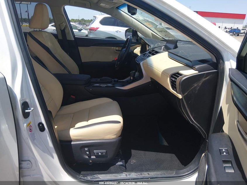 2017 Lexus Nx VIN JTJYARBZ0H2065959 IAAI salvage auction — STORM DAMAGE, Salvage (Arkansas), sold $9,050 on 2026-07-08 (photo 5)